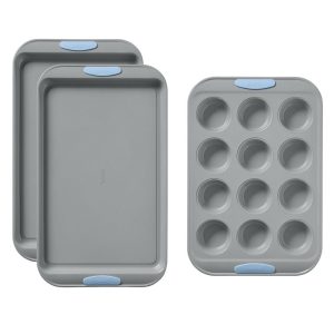 Pyrex® Metal Bakeware 3-Piece Set in Cerulean
