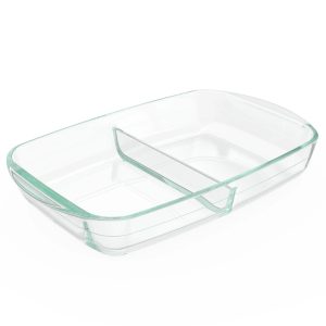 Pyrex® 8” x 12” Divided Glass Baking Dish