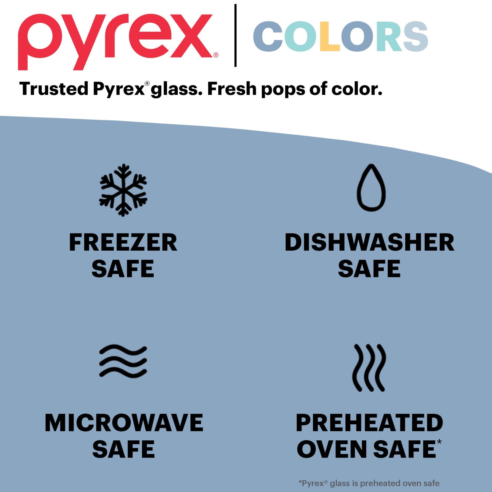Pyrex® Sculpted Tinted Colors 8" Square Baking Dish, Smoke - Image 6