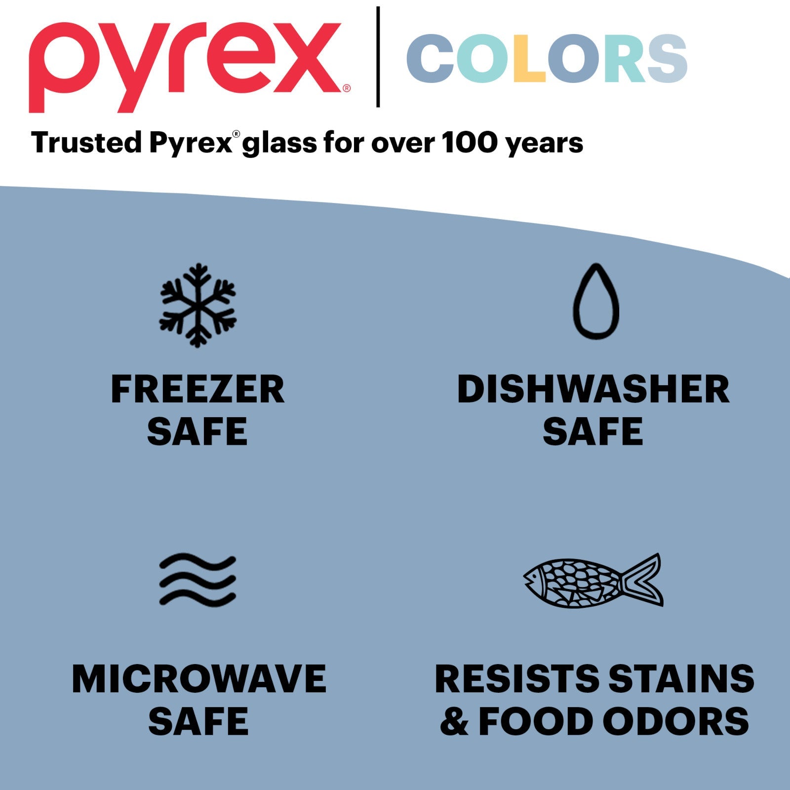 Pyrex® Colors Sculpted Tinted 4-piece Mixing Bowl Set - Image 6