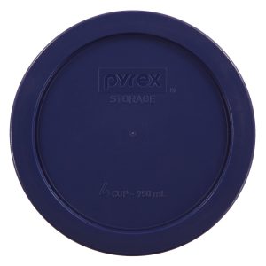 Pyrex® 4-cup Round Plastic Lid, Dark Blue